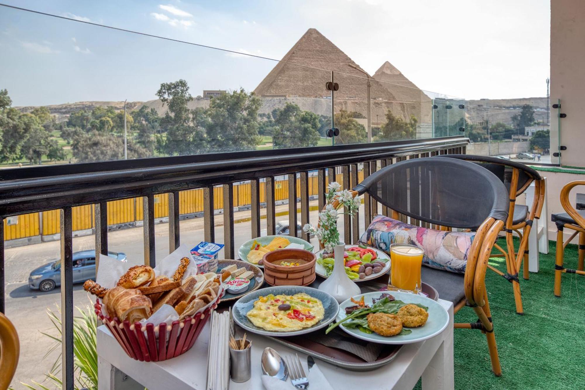 Готель Maria Pyramids House Kafrat al Jabal Екстер'єр фото